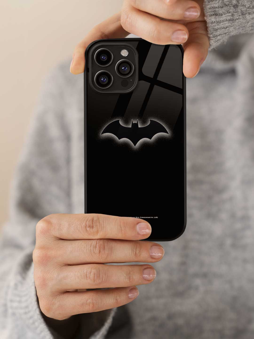 Logo Batman - iPhone 13 Pro Max Glass Cover