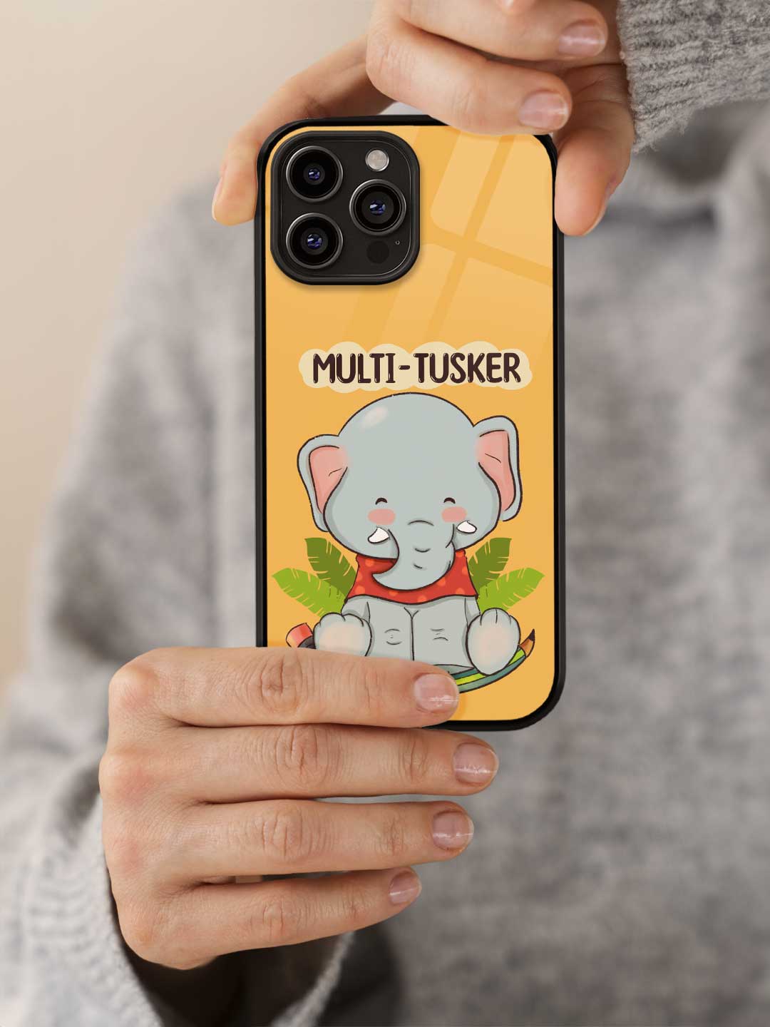 Multi Tusker - iPhone 13 Pro Max Glass Cover