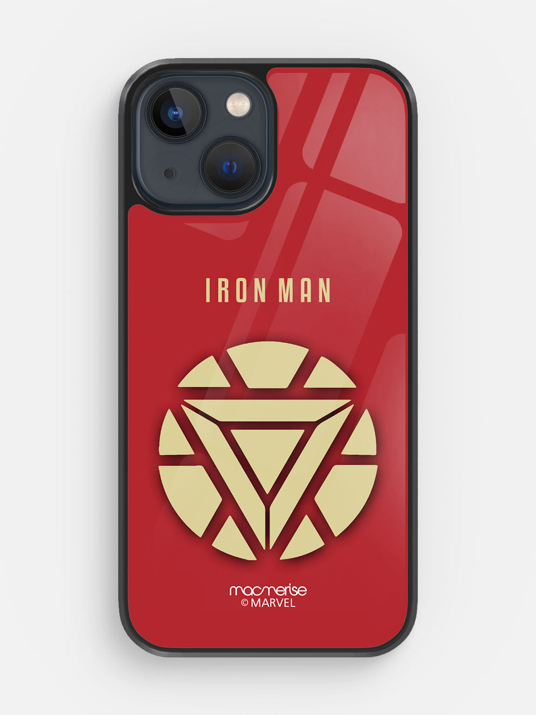Minimalistic Ironman - iPhone 13 Mini Glass Cover