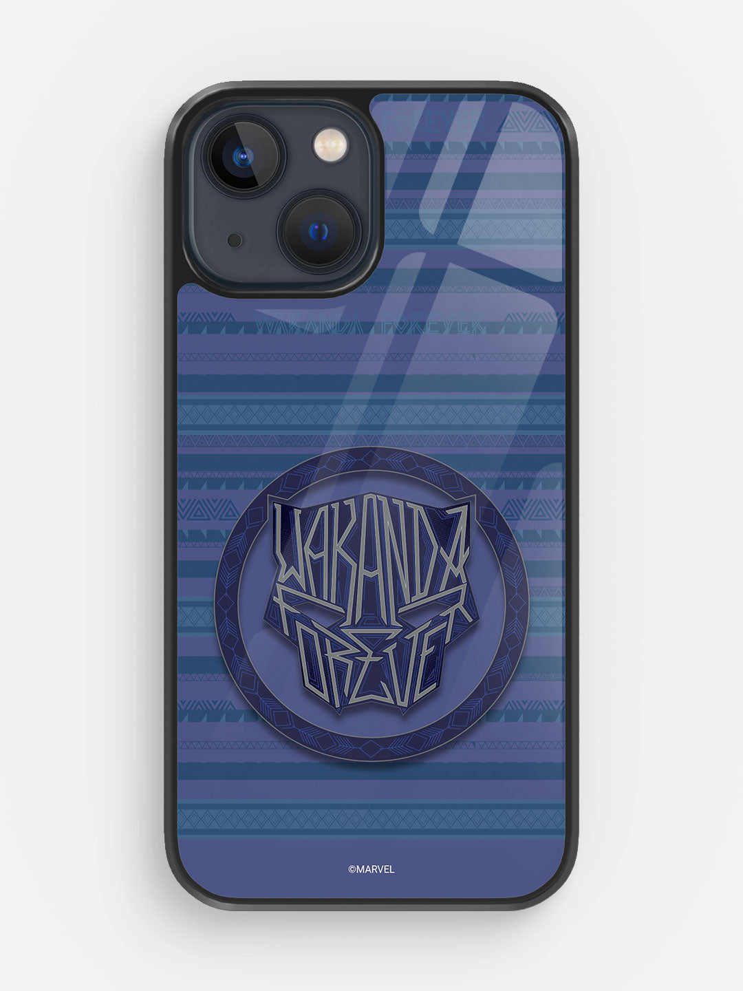 Wakanda Forever Black Panther Head - iPhone 13 Mini Glass Cover
