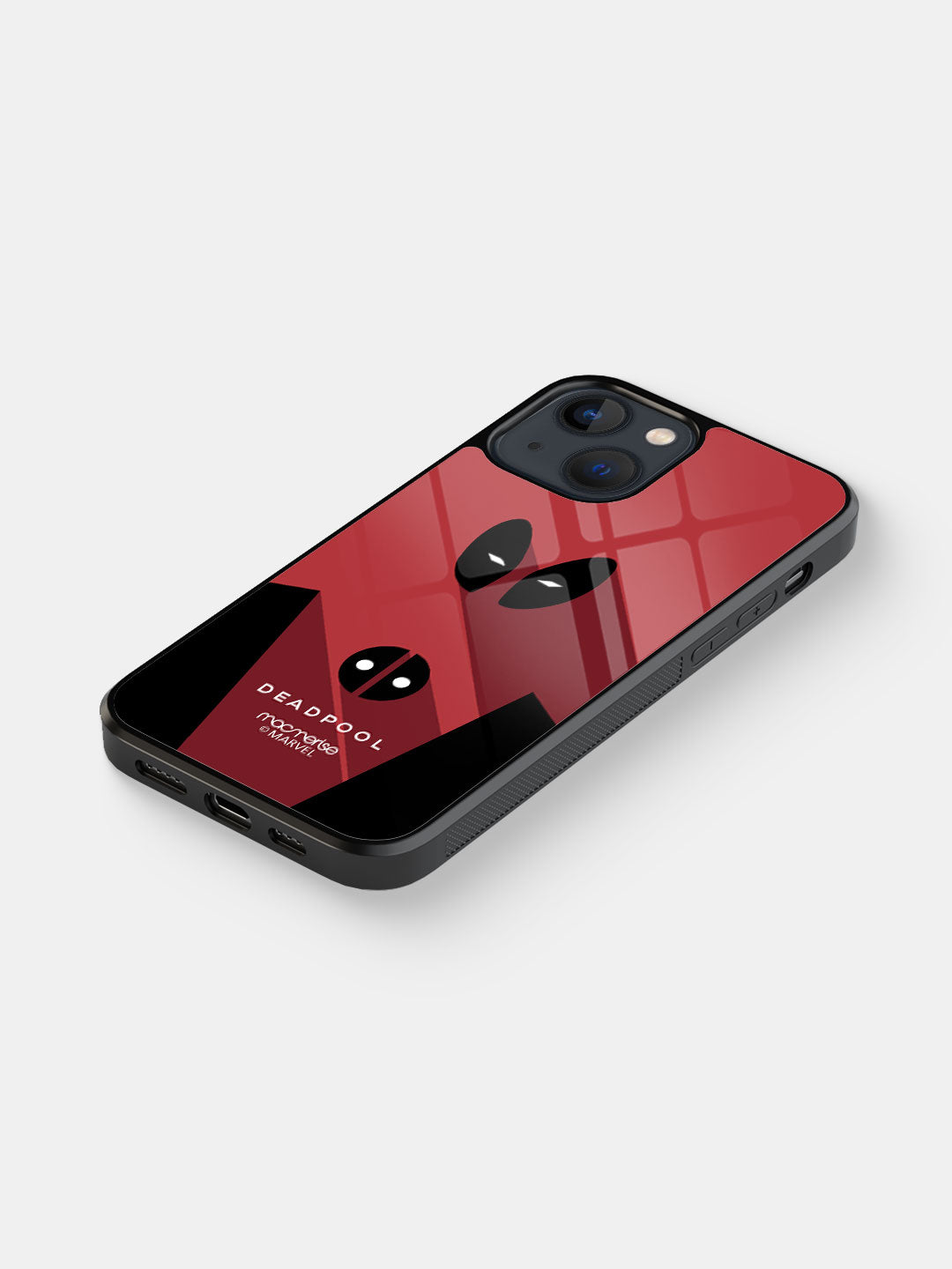 Minimalistic Deadpool - iPhone 13 Mini Glass Cover