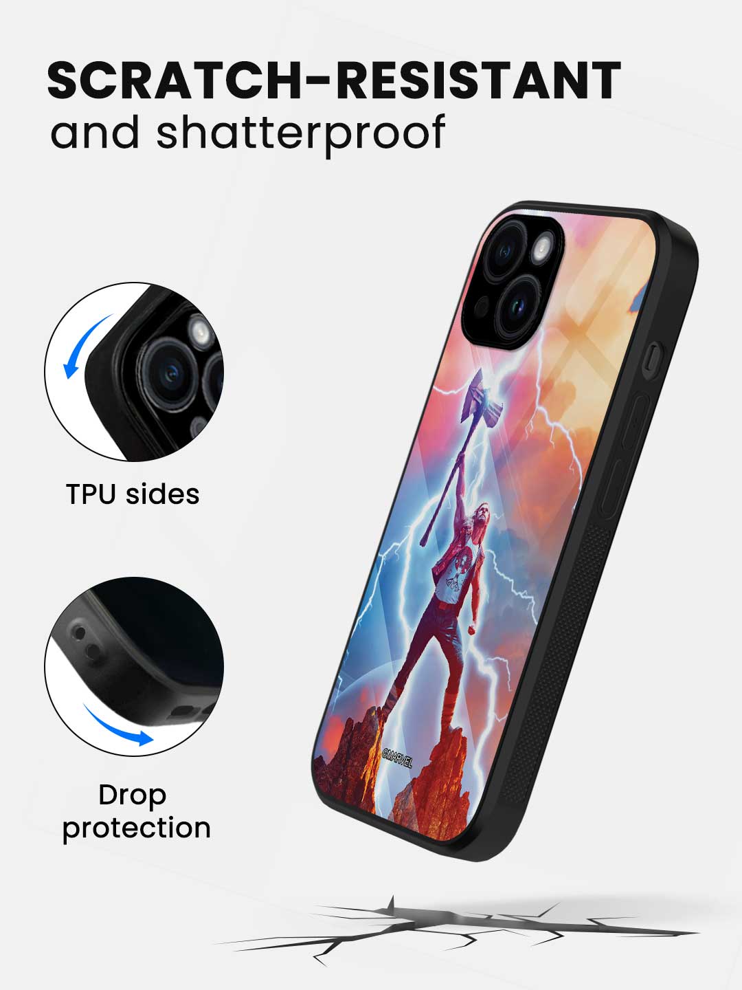 Raise the Stormbreaker - iPhone 13 Mini Glass Cover