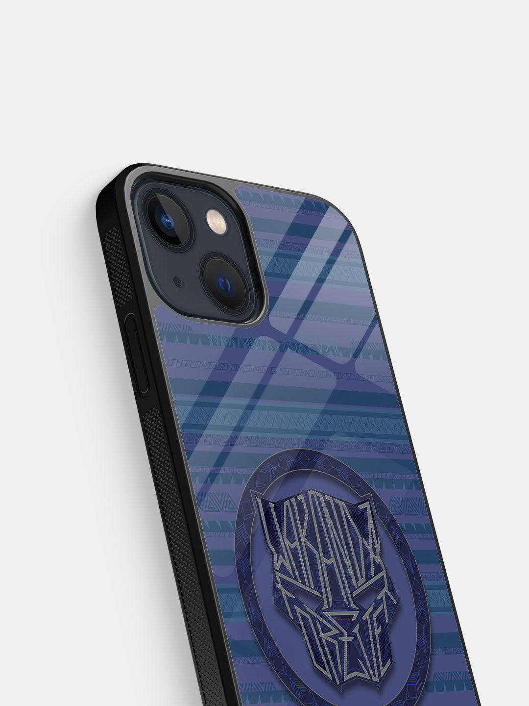 Wakanda Forever Black Panther Head - iPhone 13 Mini Glass Cover