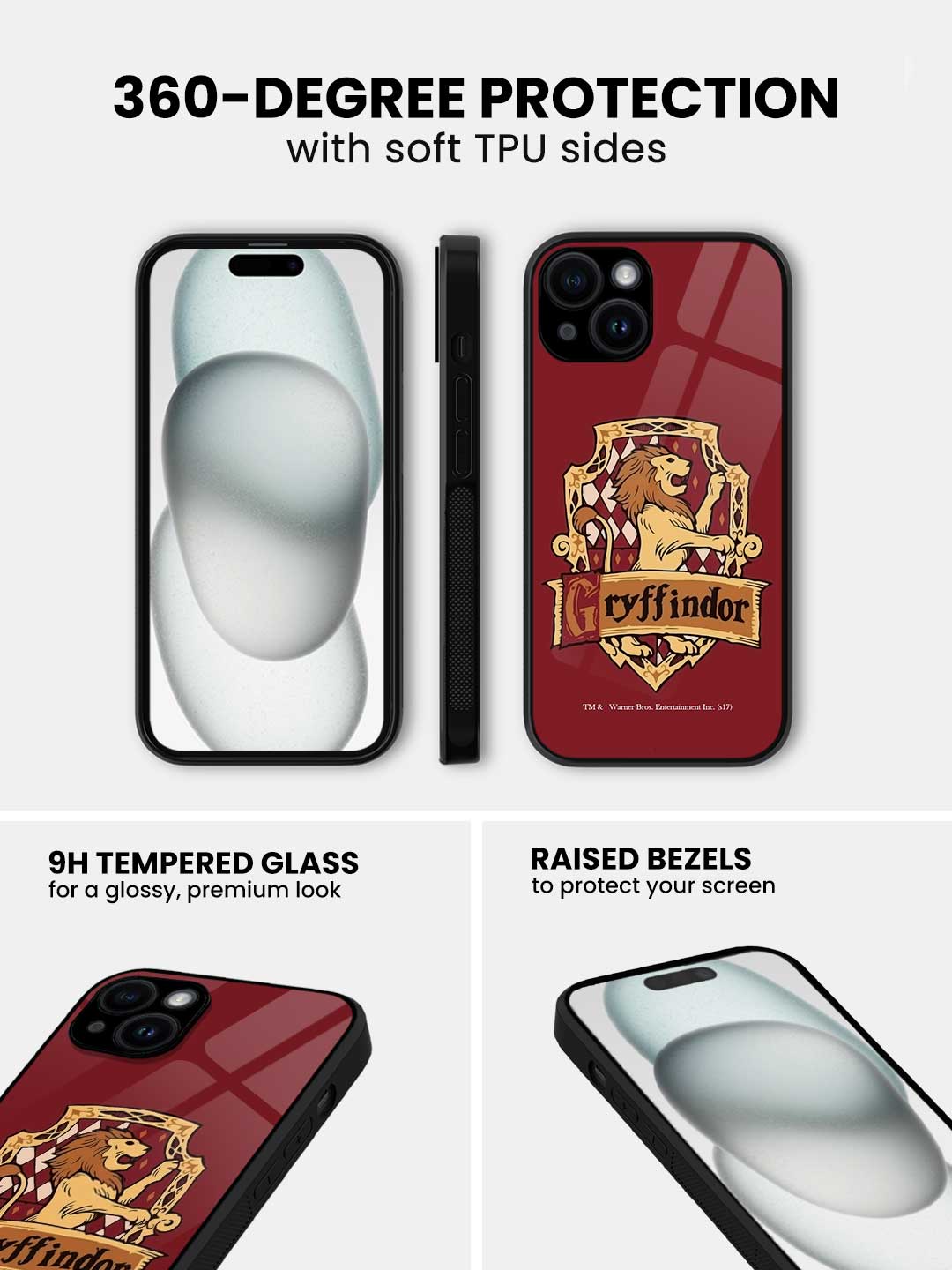 Crest Gryffindor - iPhone 13 Mini Glass Cover