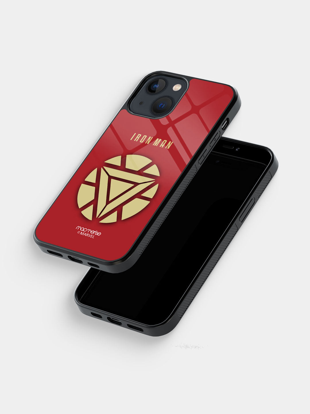 Minimalistic Ironman - iPhone 13 Mini Glass Cover