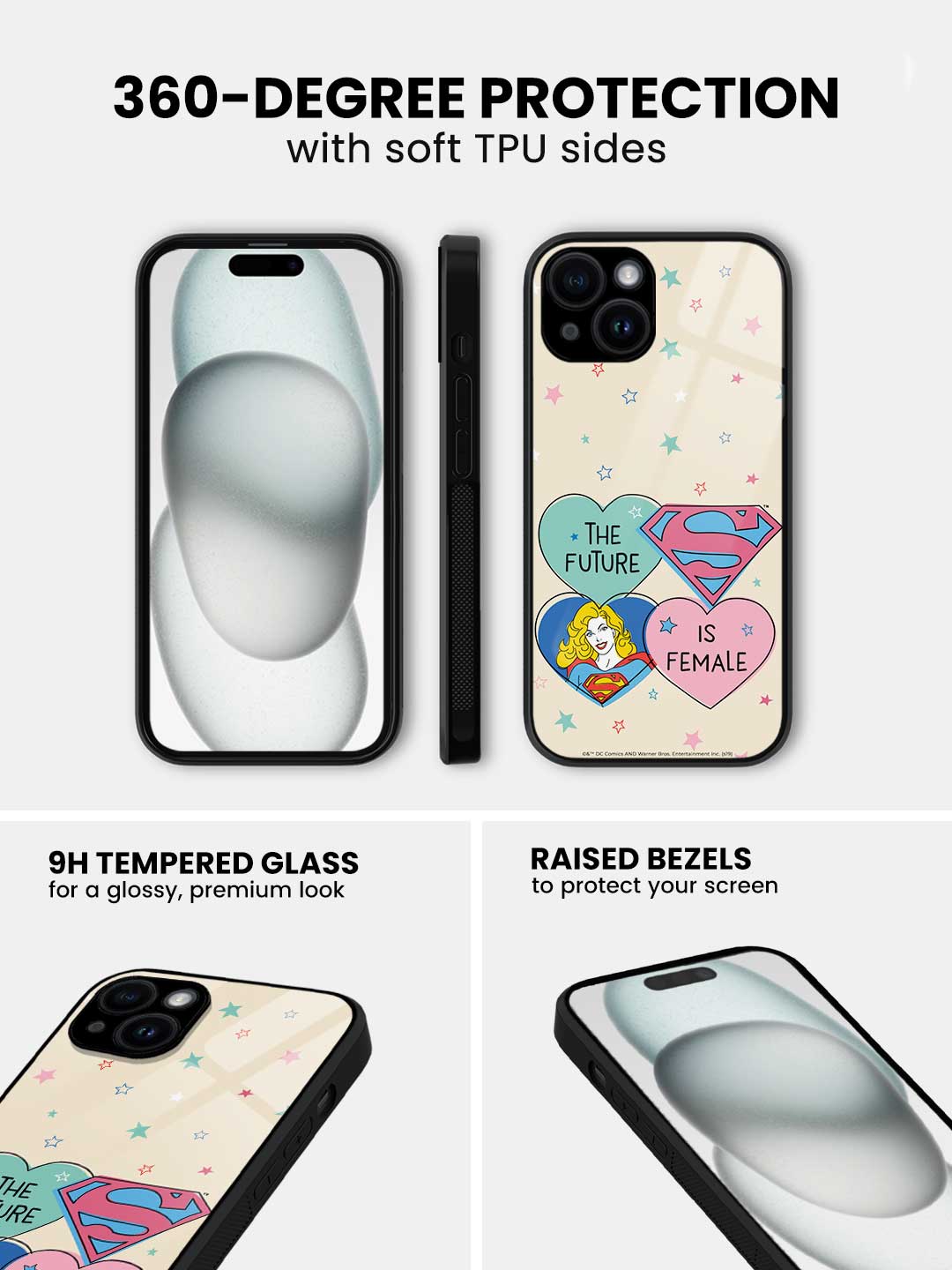 Supergirl Future - iPhone 13 Mini Glass Cover