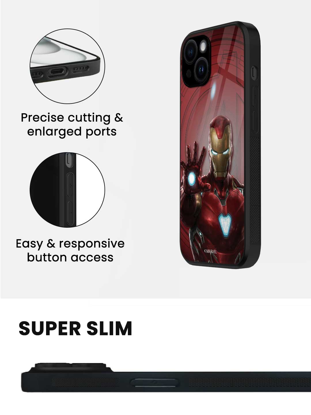 Iron Man Mark L Armour - iPhone 13 Mini Glass Cover