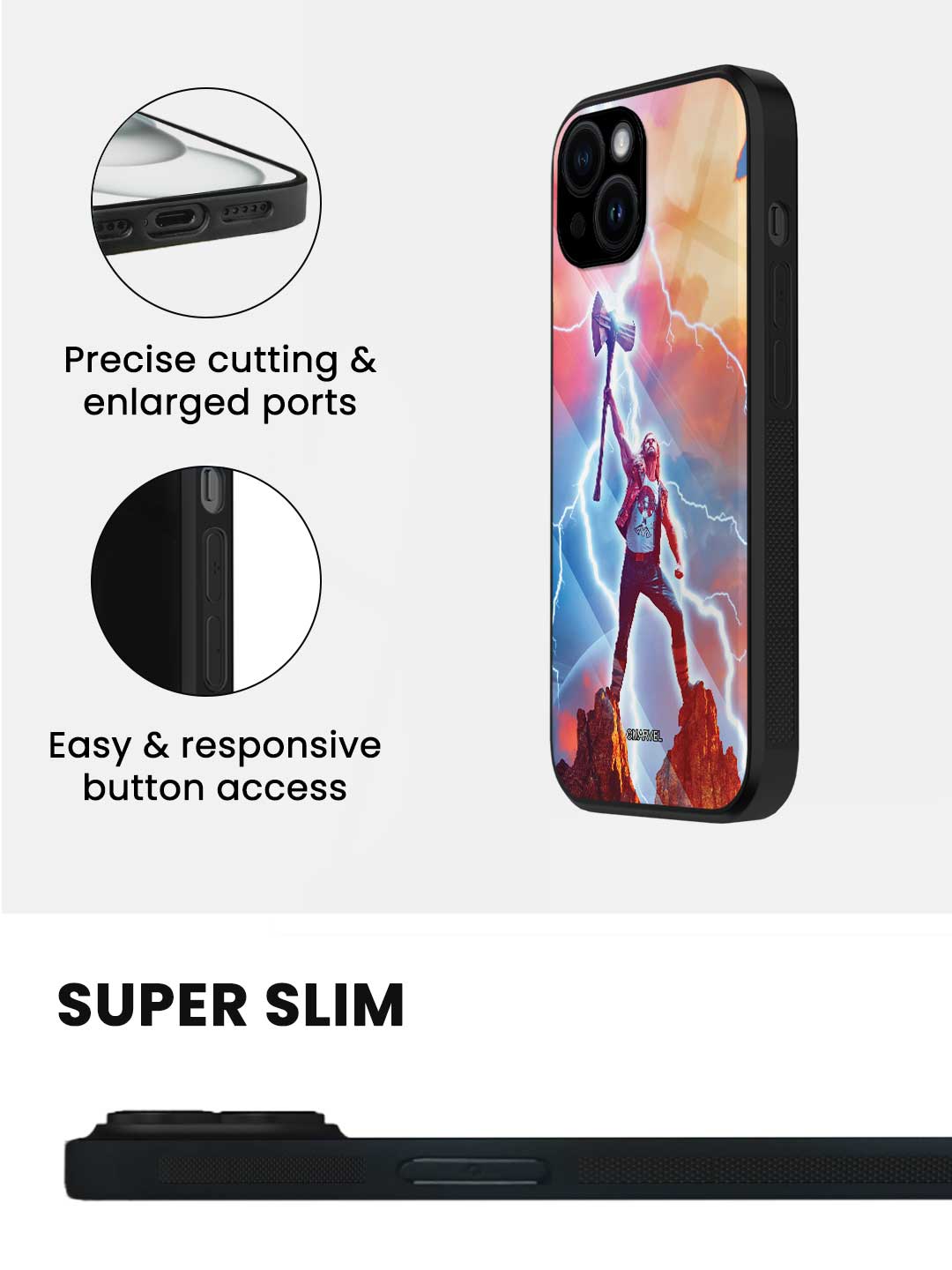 Raise the Stormbreaker - iPhone 13 Mini Glass Cover