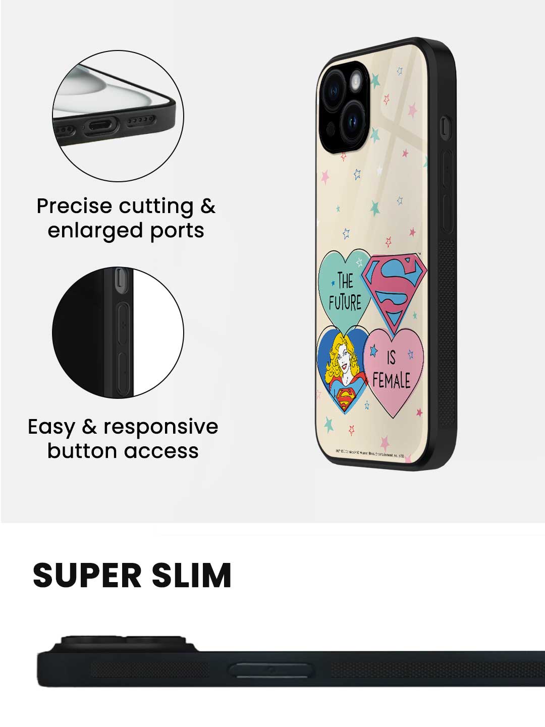 Supergirl Future - iPhone 13 Mini Glass Cover