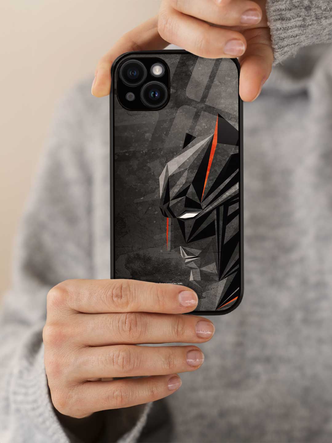 Batman Geometric - iPhone 13 Mini Glass Cover