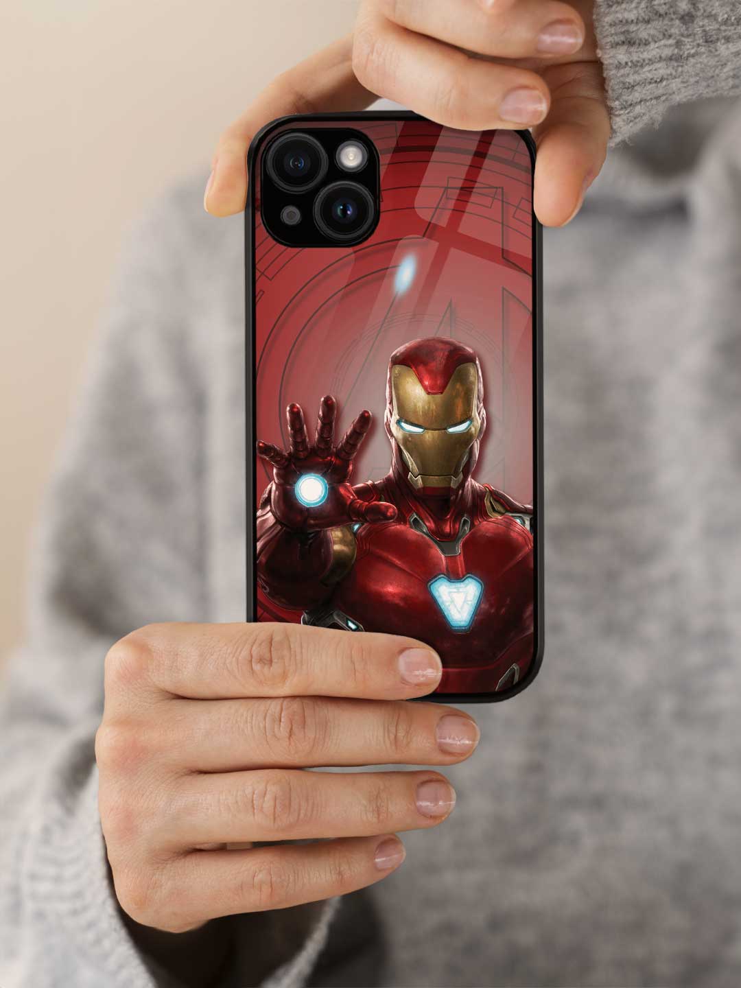 Iron Man Mark L Armour - iPhone 13 Mini Glass Cover