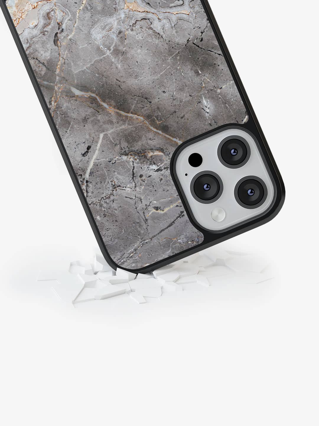 Graphite Hues - iPhone 13 Pro Bumper Cover