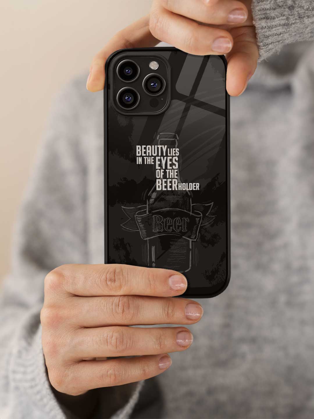 Beer Holder - iPhone 13 Pro Glass Cover