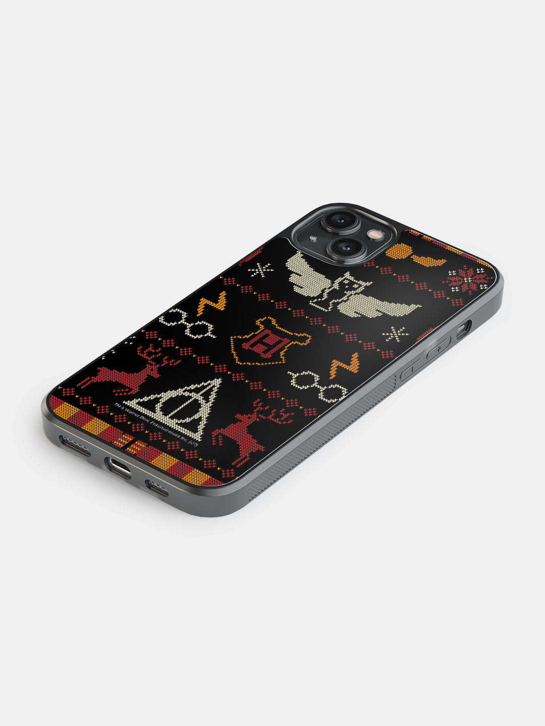 Harry Potter Christmas Pattern - iPhone 14 Plus Bumper Cover