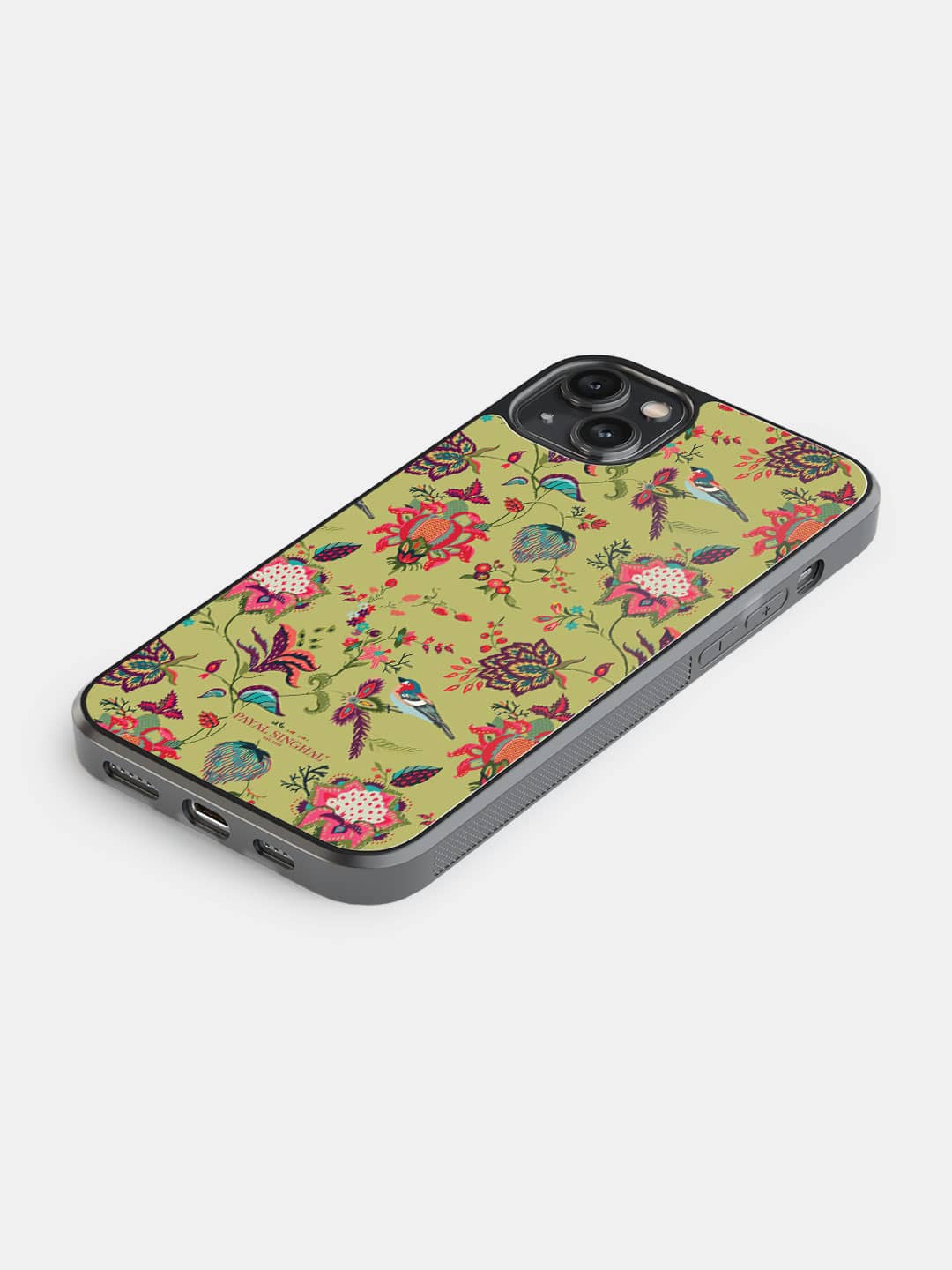 Payal Singhal Chidiya Olive - iPhone 14 Plus Bumper Cover