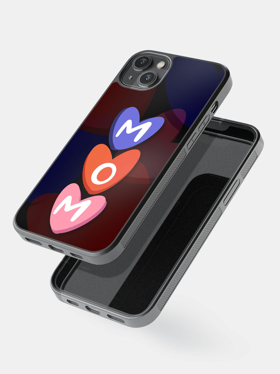 Heart Mom - iPhone 14 Plus Bumper Cover