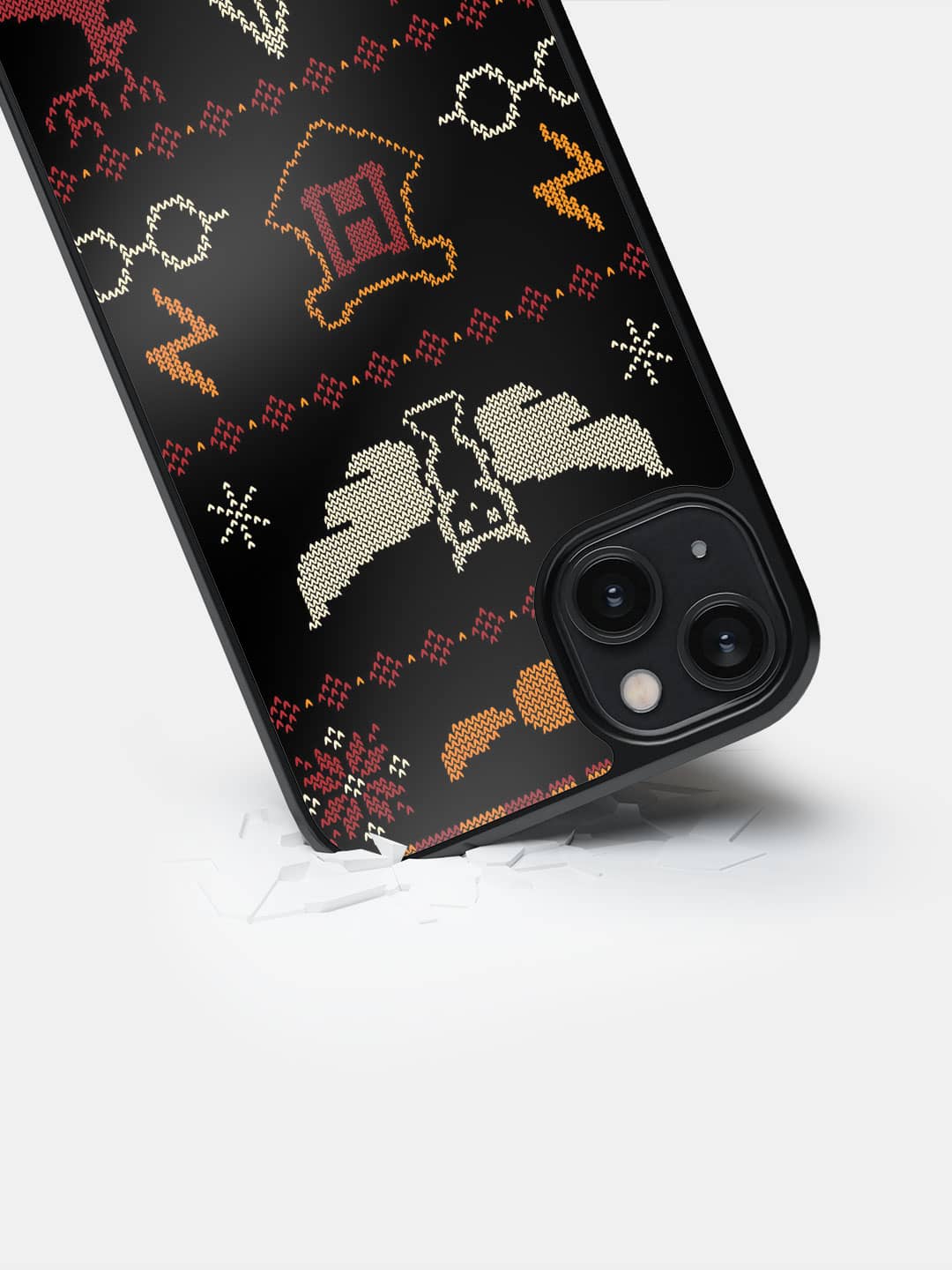 Harry Potter Christmas Pattern - iPhone 14 Plus Bumper Cover