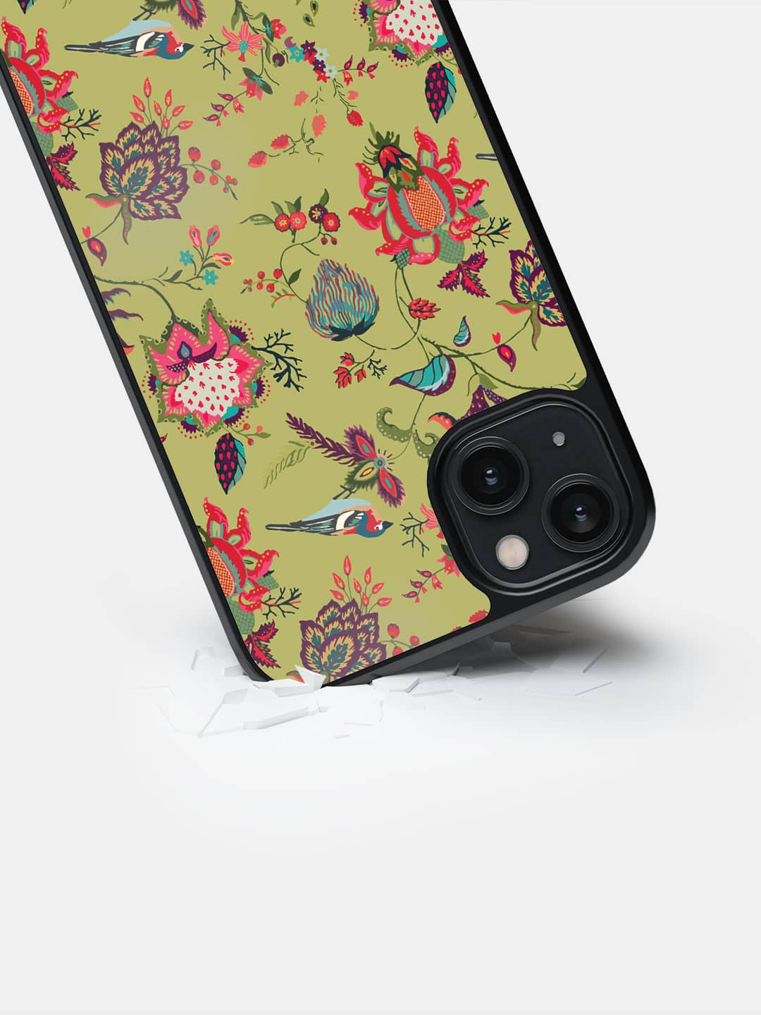 Payal Singhal Chidiya Olive - iPhone 14 Plus Bumper Cover