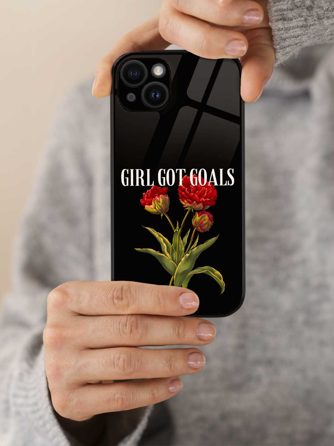 Girl got Goals - iPhone 14 Plus Glass Cover