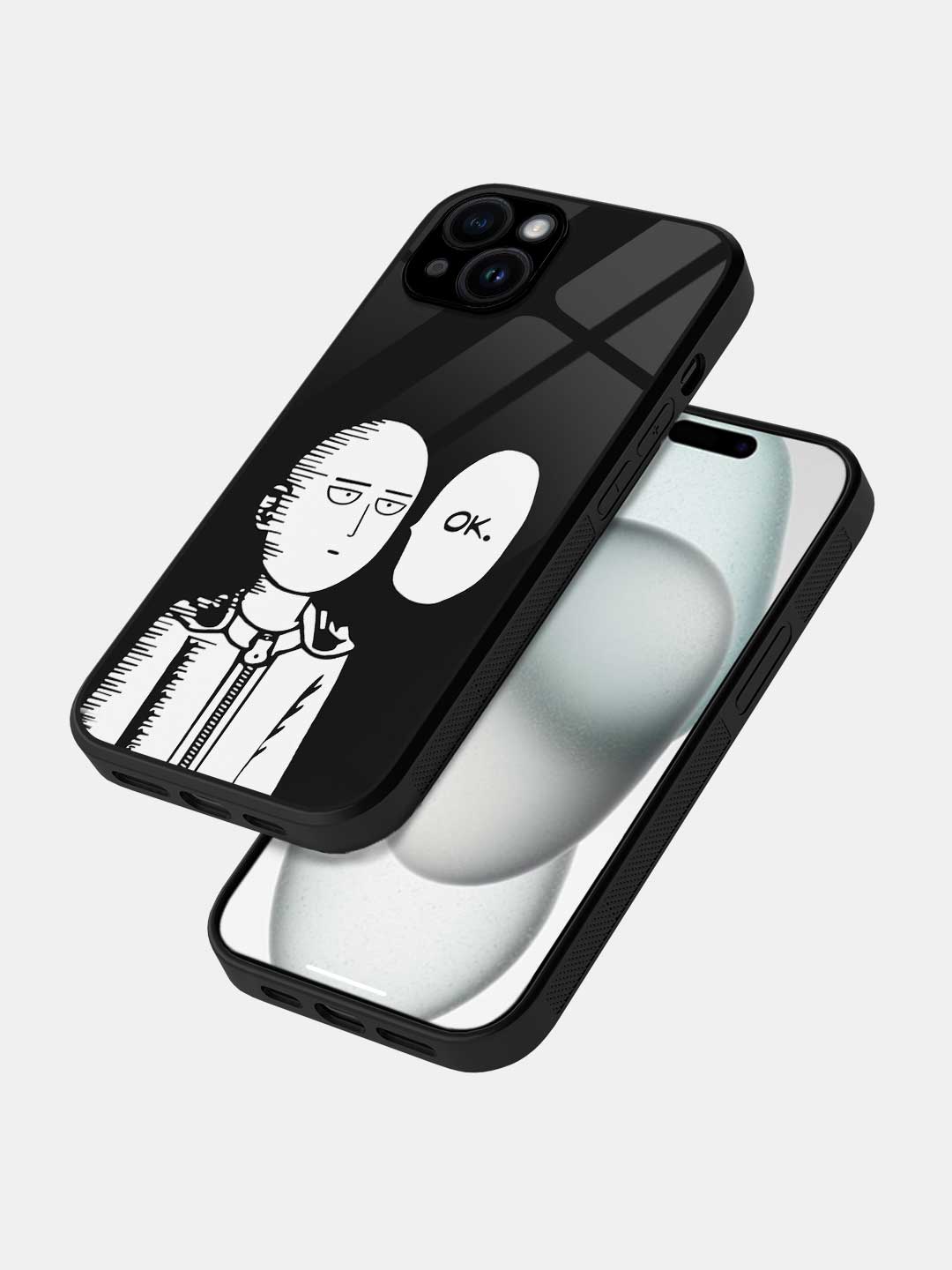 Saitama not Impressed - iPhone 14 Plus Glass Cover