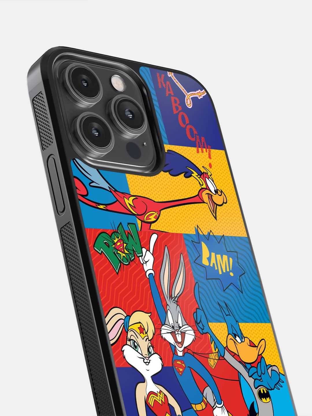 Justice League Shuffle - iPhone 14 Pro Max Bumper Cover