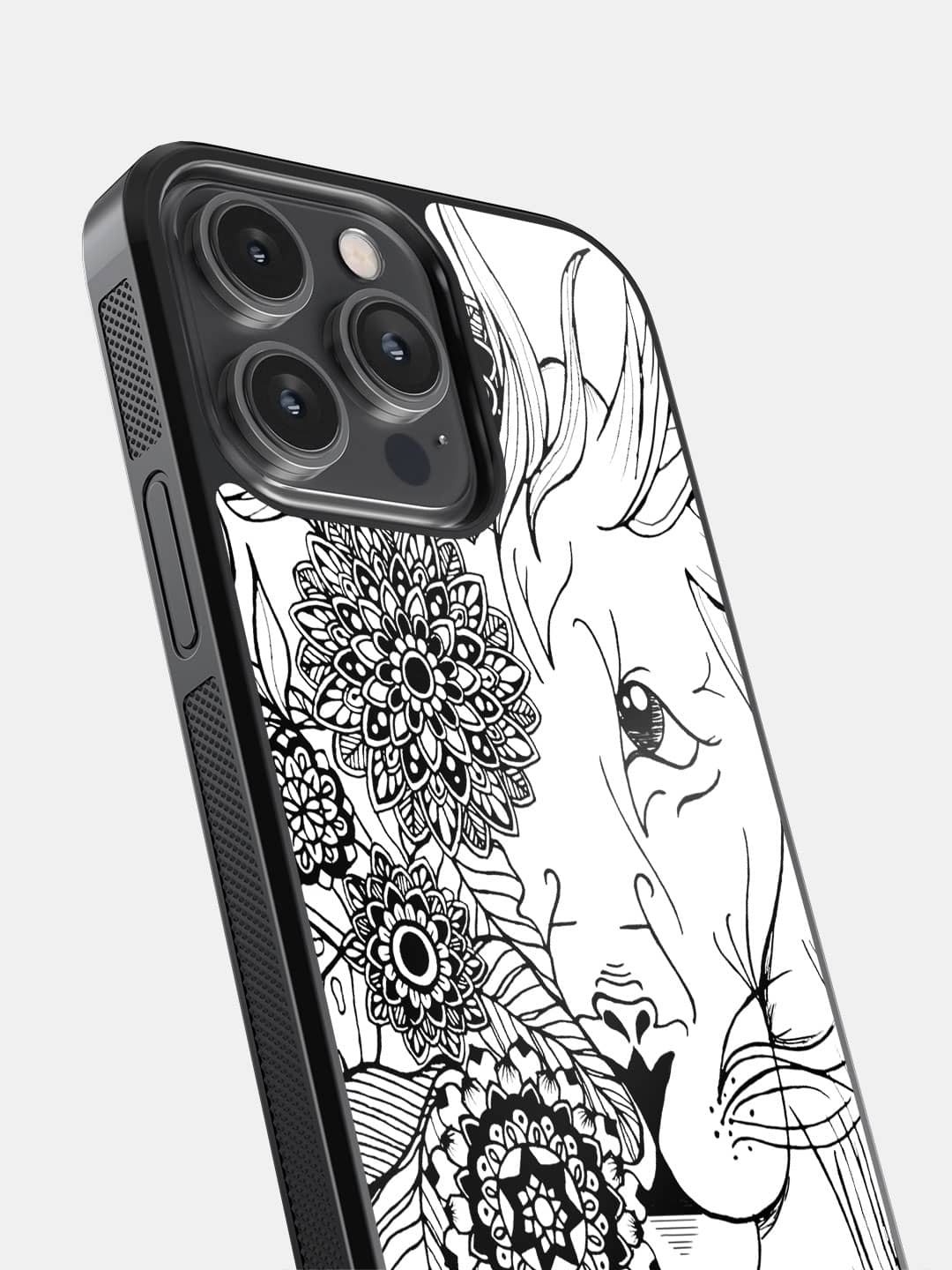 Lion Black - iPhone 14 Pro Max Bumper Cover