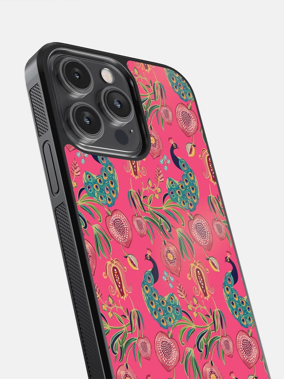 Payal Singhal Anaar and Mor Pink - iPhone 14 Pro Max Bumper Cover