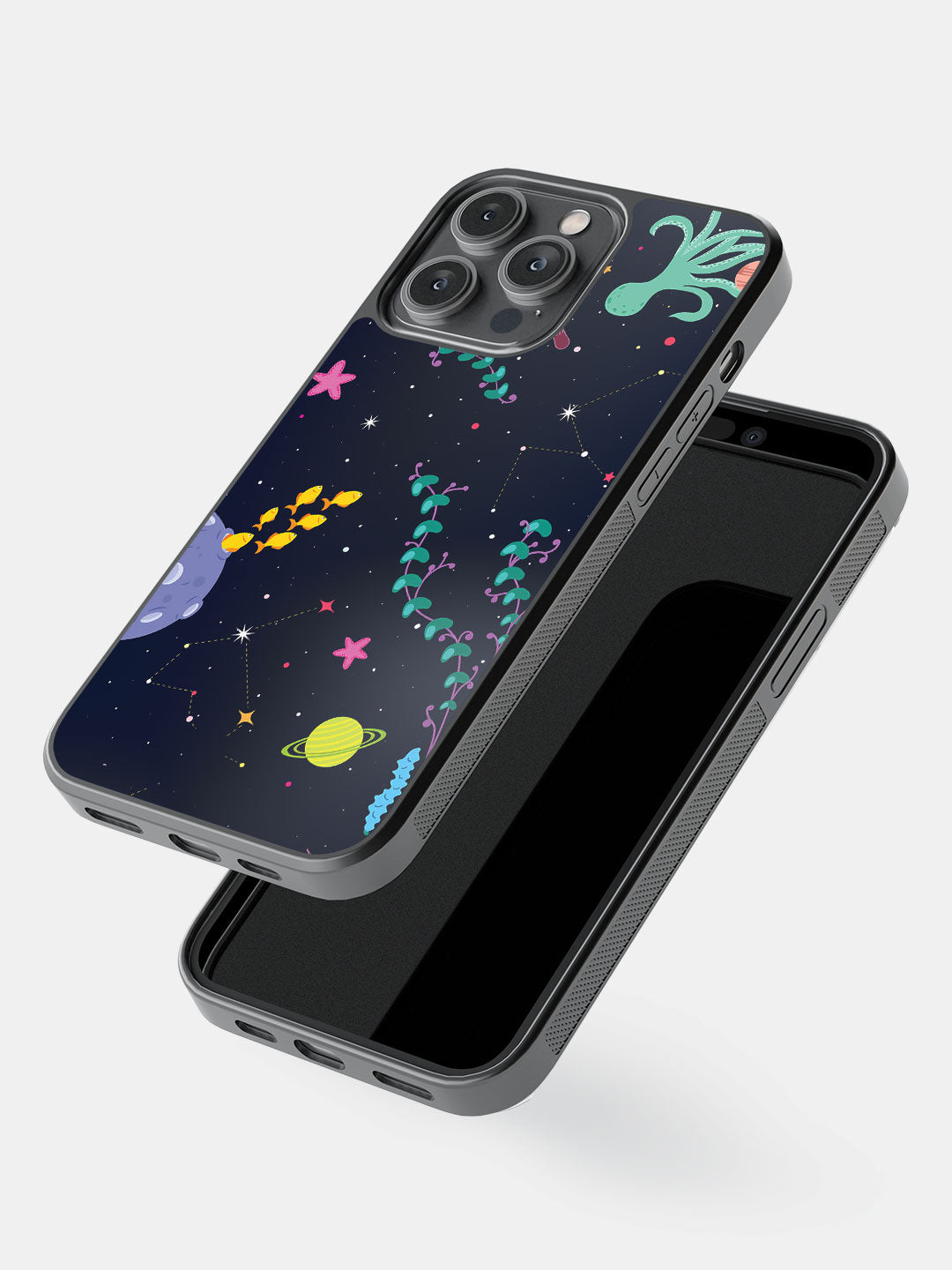 Space Aquarium - iPhone 14 Pro Max Bumper Cover