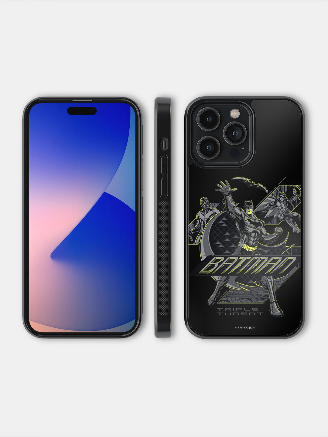 Batman Triple threat - iPhone 14 Pro Max Bumper Cover