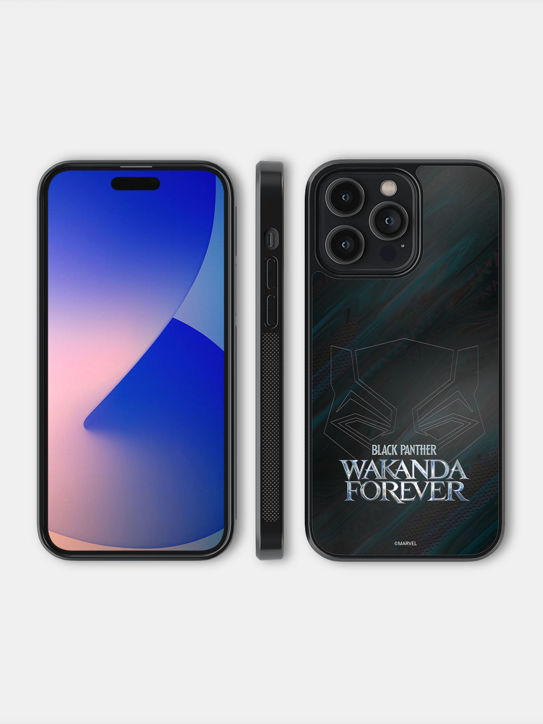 Wakanda Forever Logo Grey - iPhone 14 Pro Max Cover