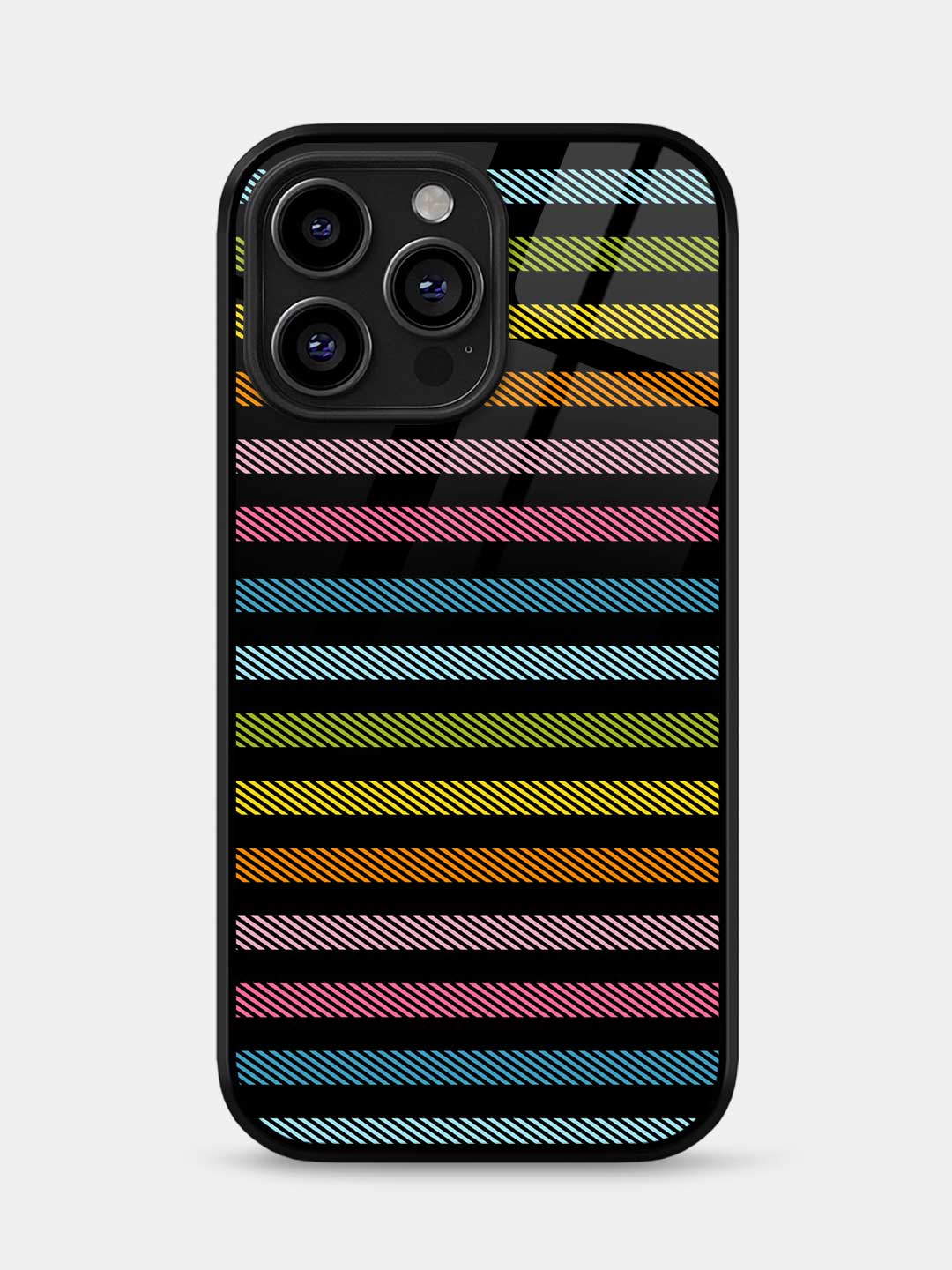Stripes All the Way - iPhone 15 Pro Max Glass Cover