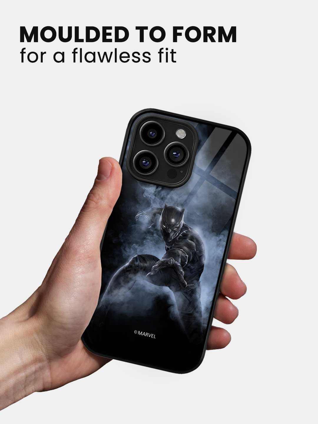 Black Panther Attack - iPhone 14 Pro Max Glass Cover