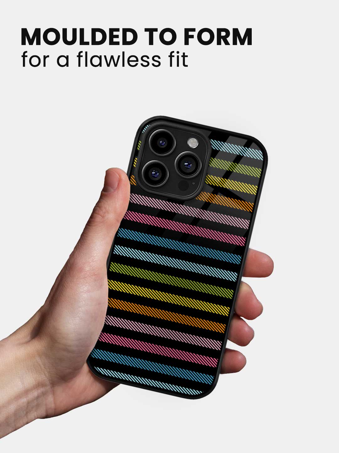 Stripes All the Way - iPhone 15 Pro Max Glass Cover