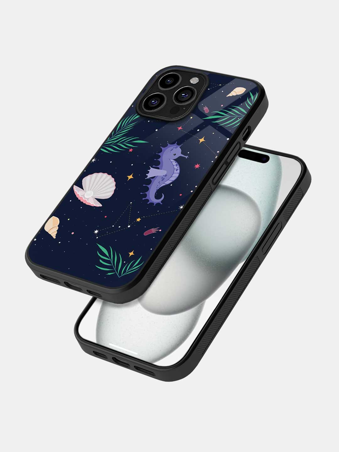 Space Beach - iPhone 15 Pro Max Glass Cover