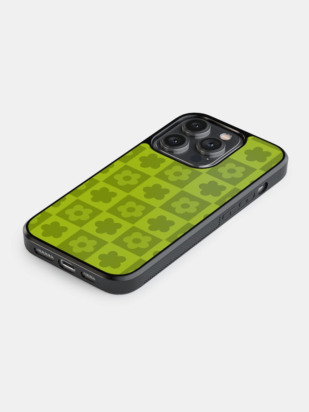 Blossom Bliss Green - iPhone 14 Pro Bumper Cover