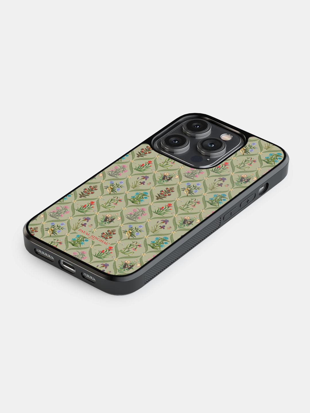 Payal Singhal Mughal Motifs - iPhone 14 Pro Bumper Cover
