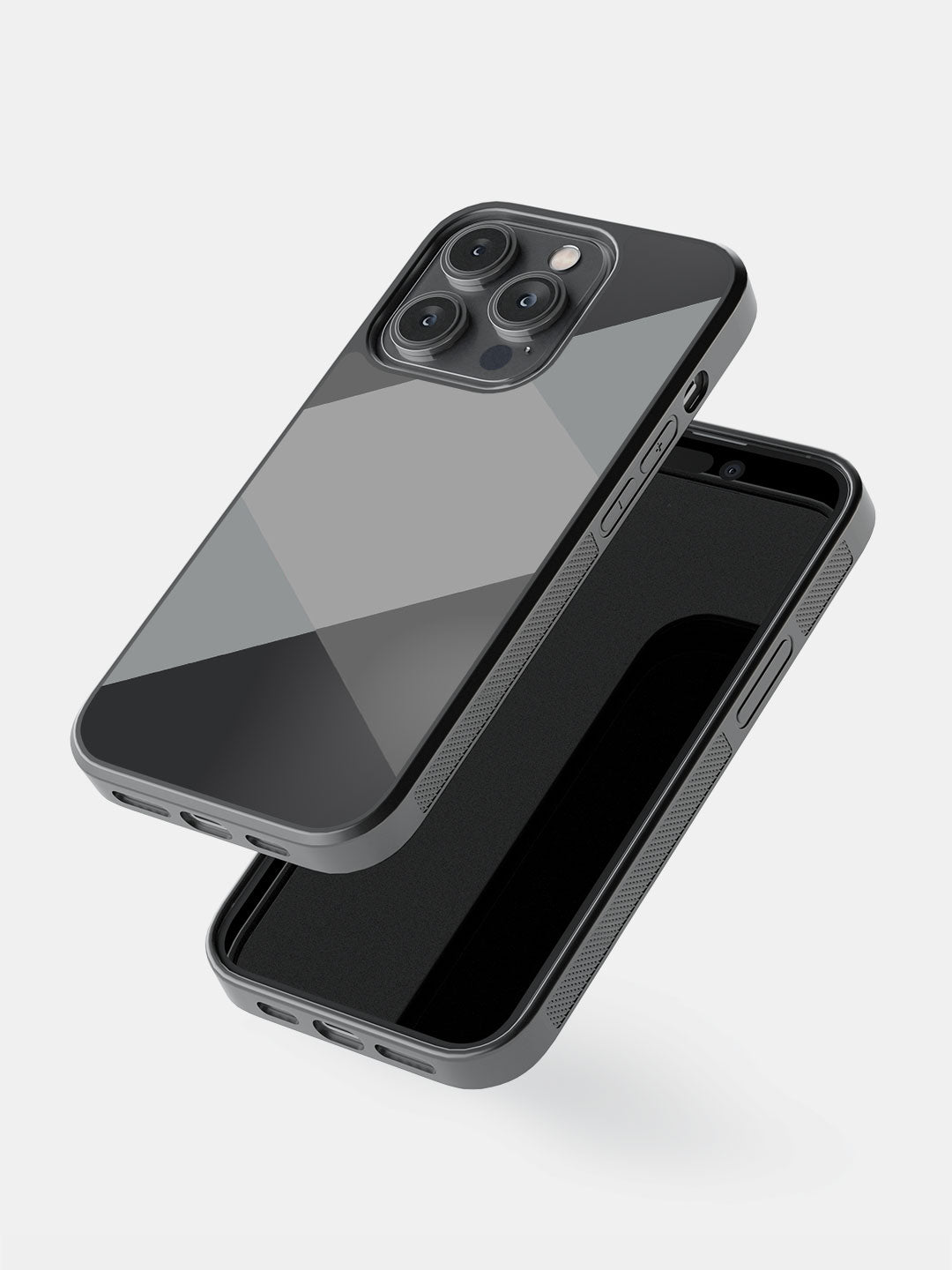 Criss Cross Grey - iPhone 14 Pro Bumper Cover