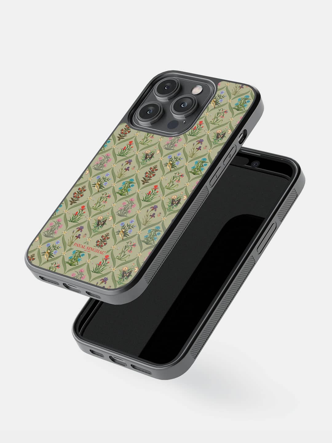 Payal Singhal Mughal Motifs - iPhone 14 Pro Bumper Cover