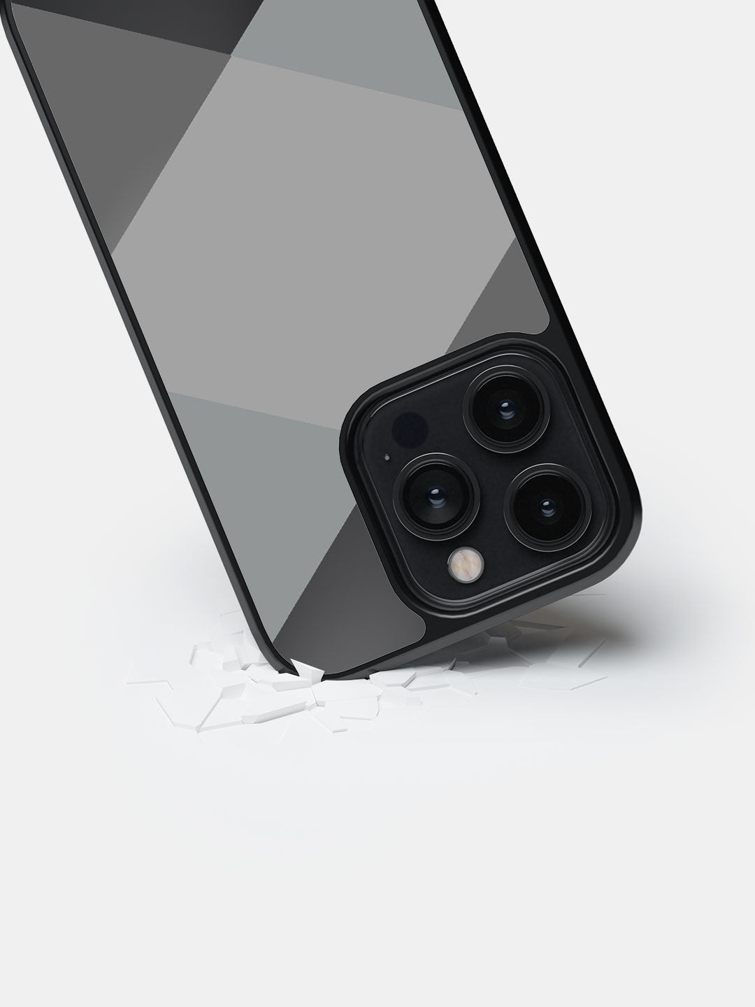 Criss Cross Grey - iPhone 14 Pro Bumper Cover