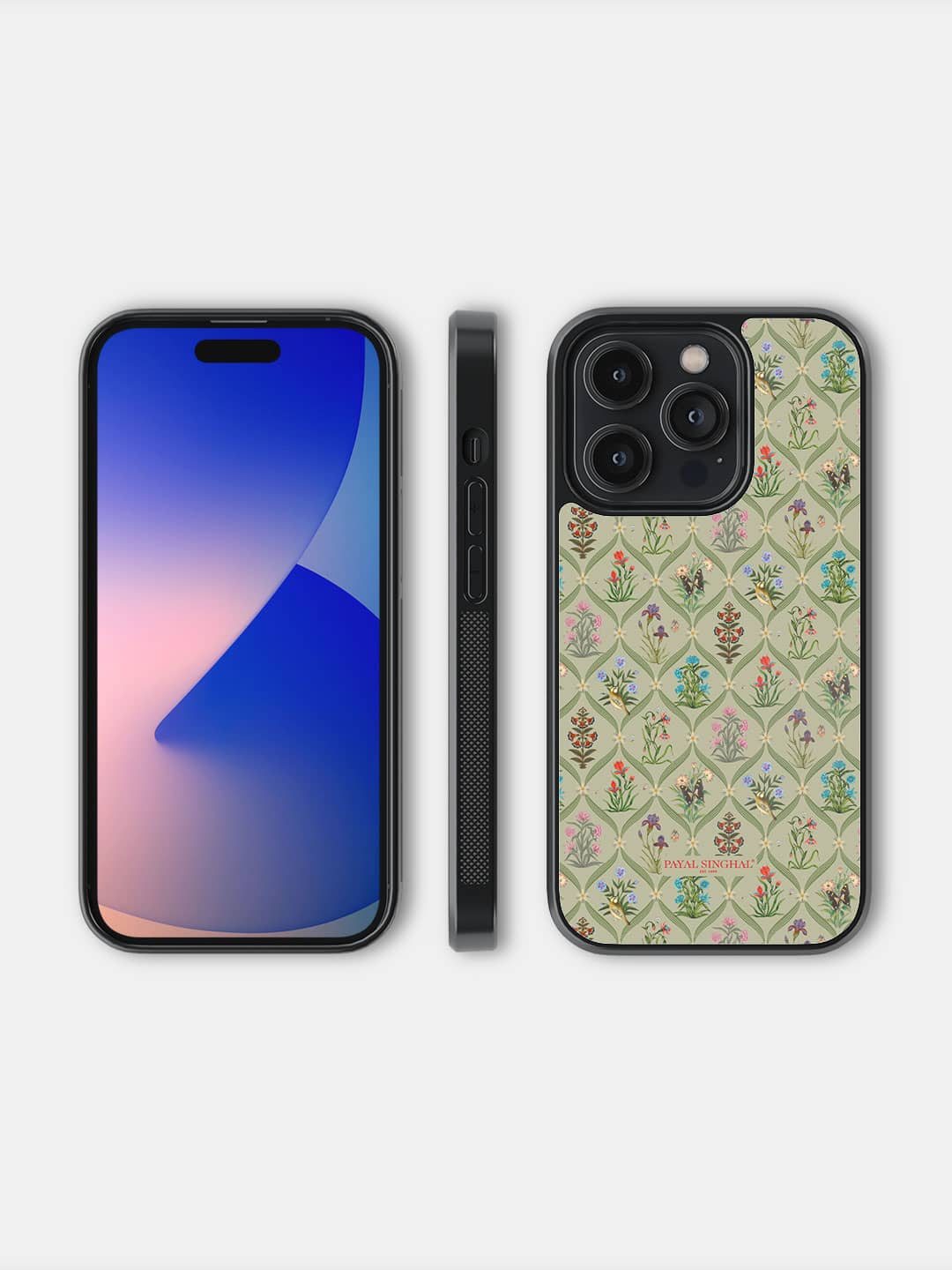 Payal Singhal Mughal Motifs - iPhone 14 Pro Bumper Cover