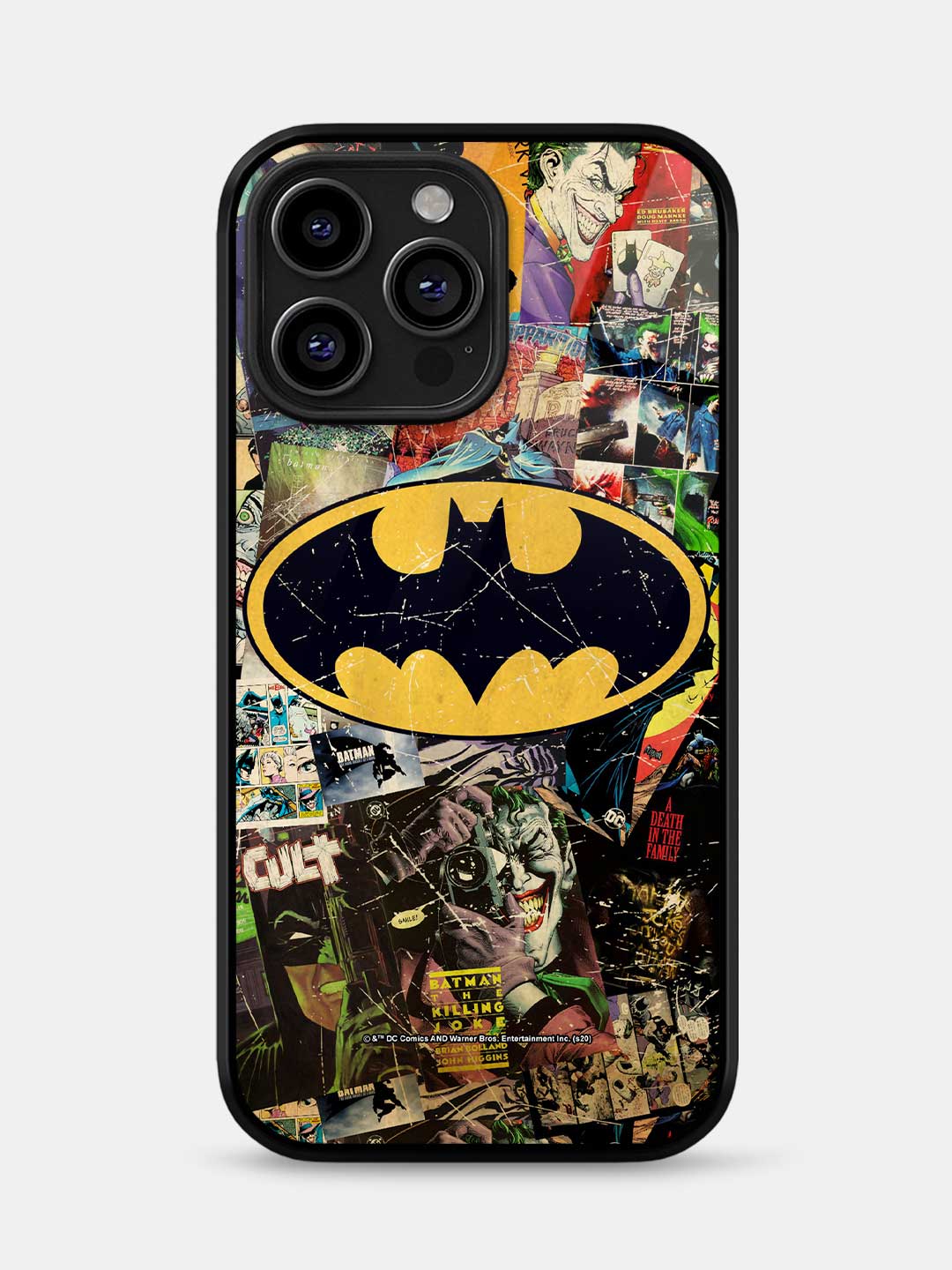 Comic Bat - iPhone 14 Pro Glass Cover