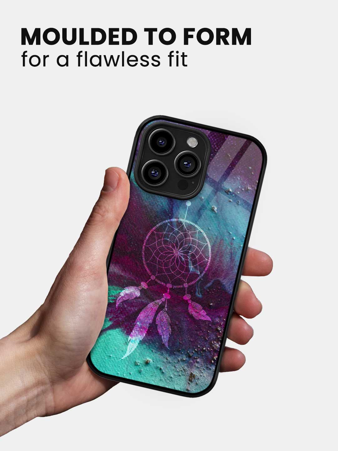 Dream Catcher Galaxy - iPhone 15 Pro Glass Cover