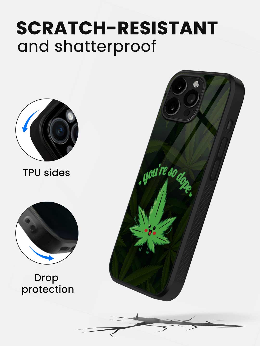 You are so dope - iPhone 15 Pro Glass Cover