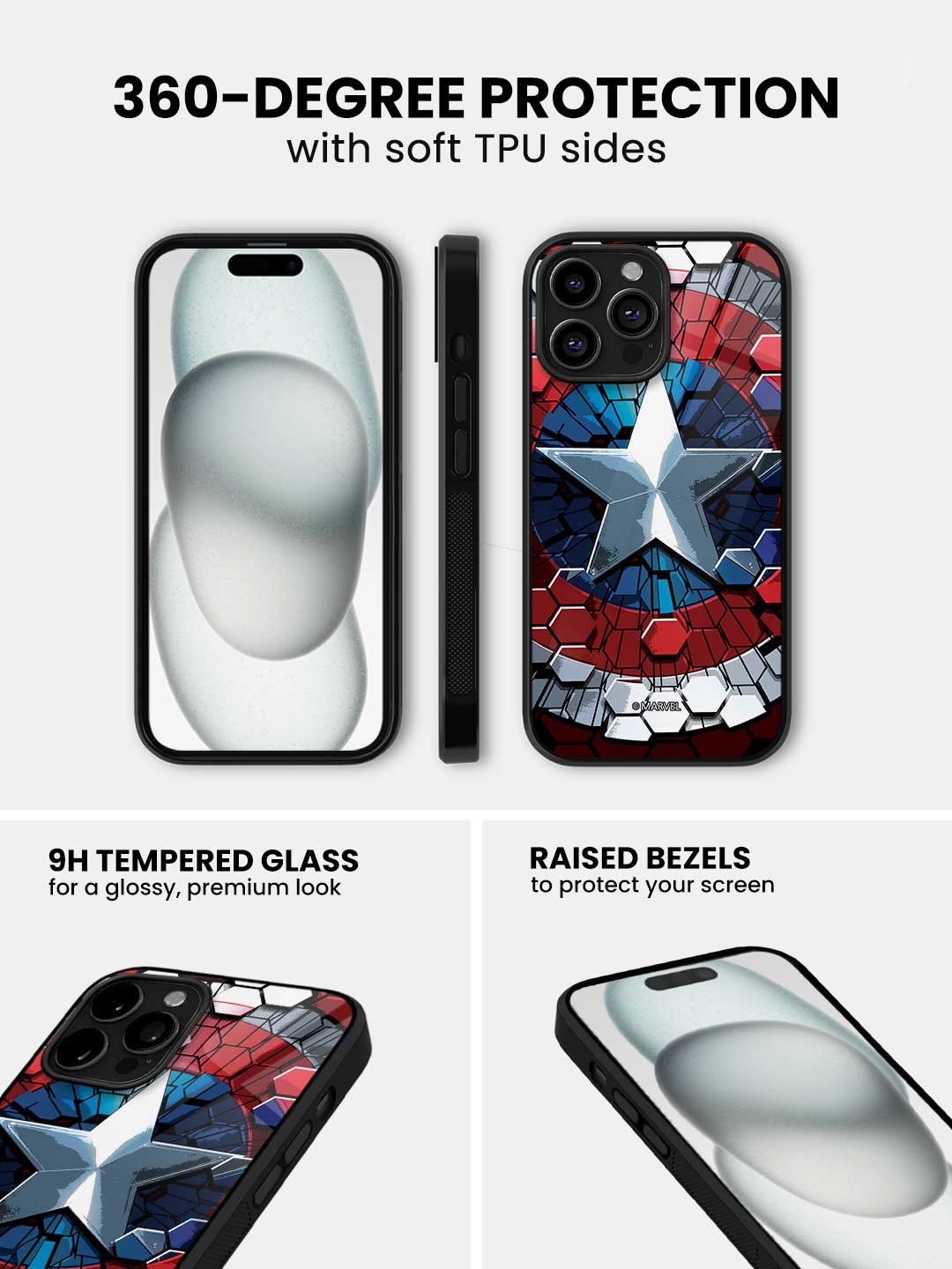 Hex Shield - iPhone 14 Pro Glass Cover