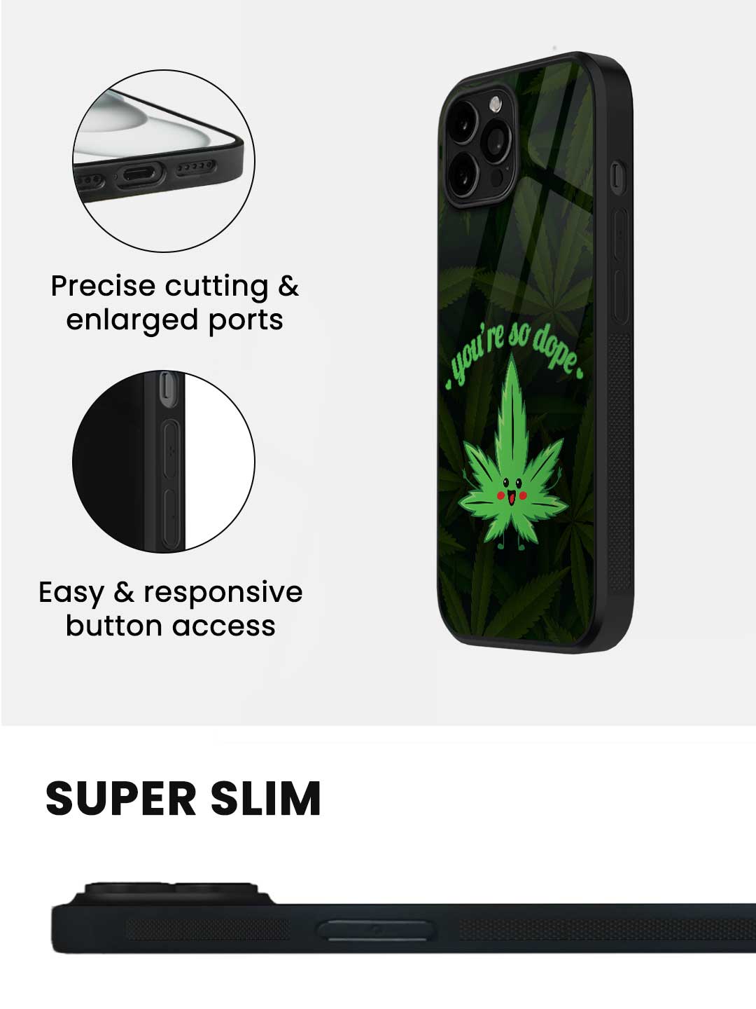 You are so dope - iPhone 15 Pro Glass Cover