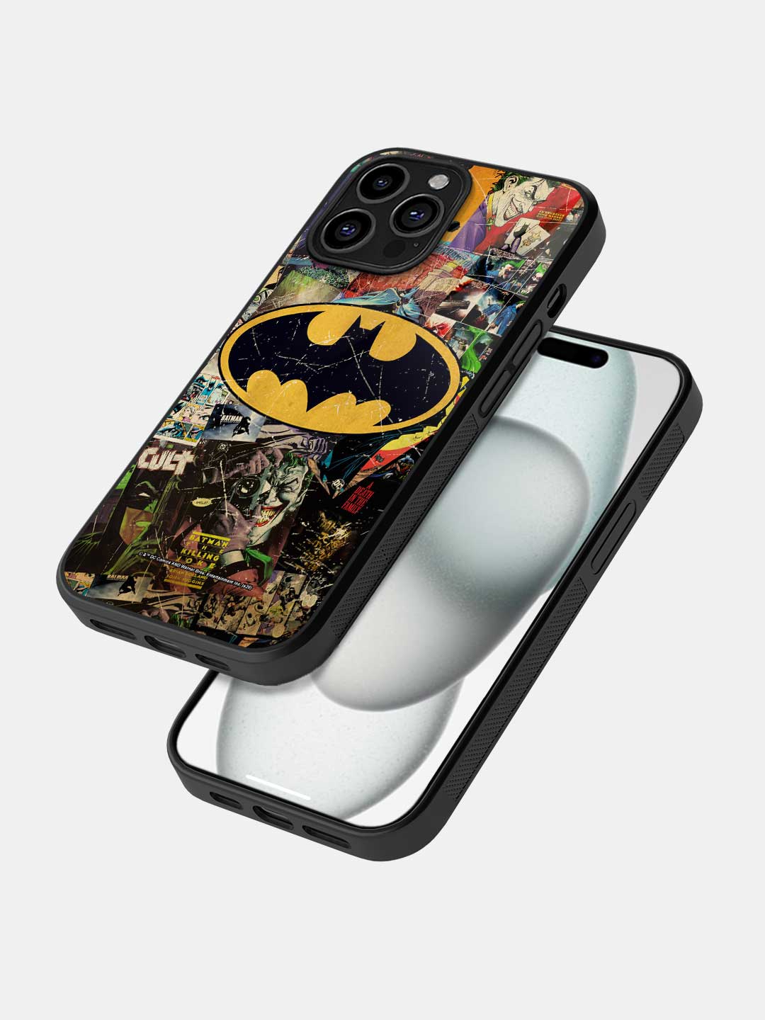 Comic Bat - iPhone 14 Pro Glass Cover