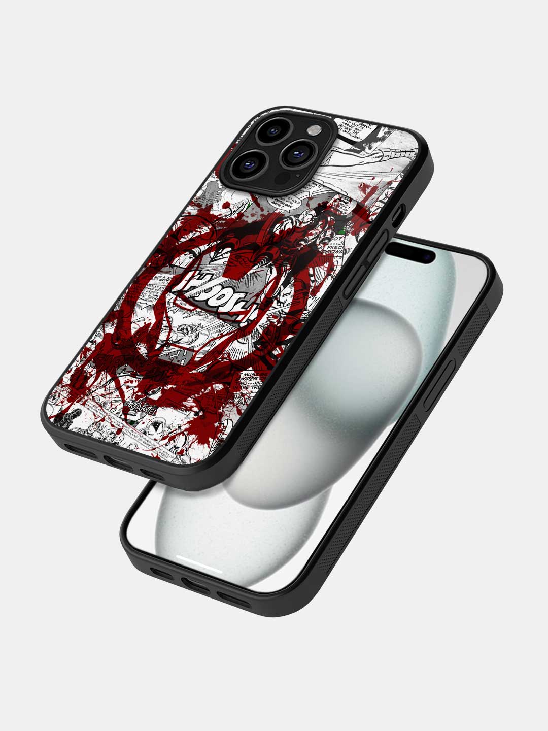 Splash Out Iron Man - iPhone 15 Pro Glass Cover