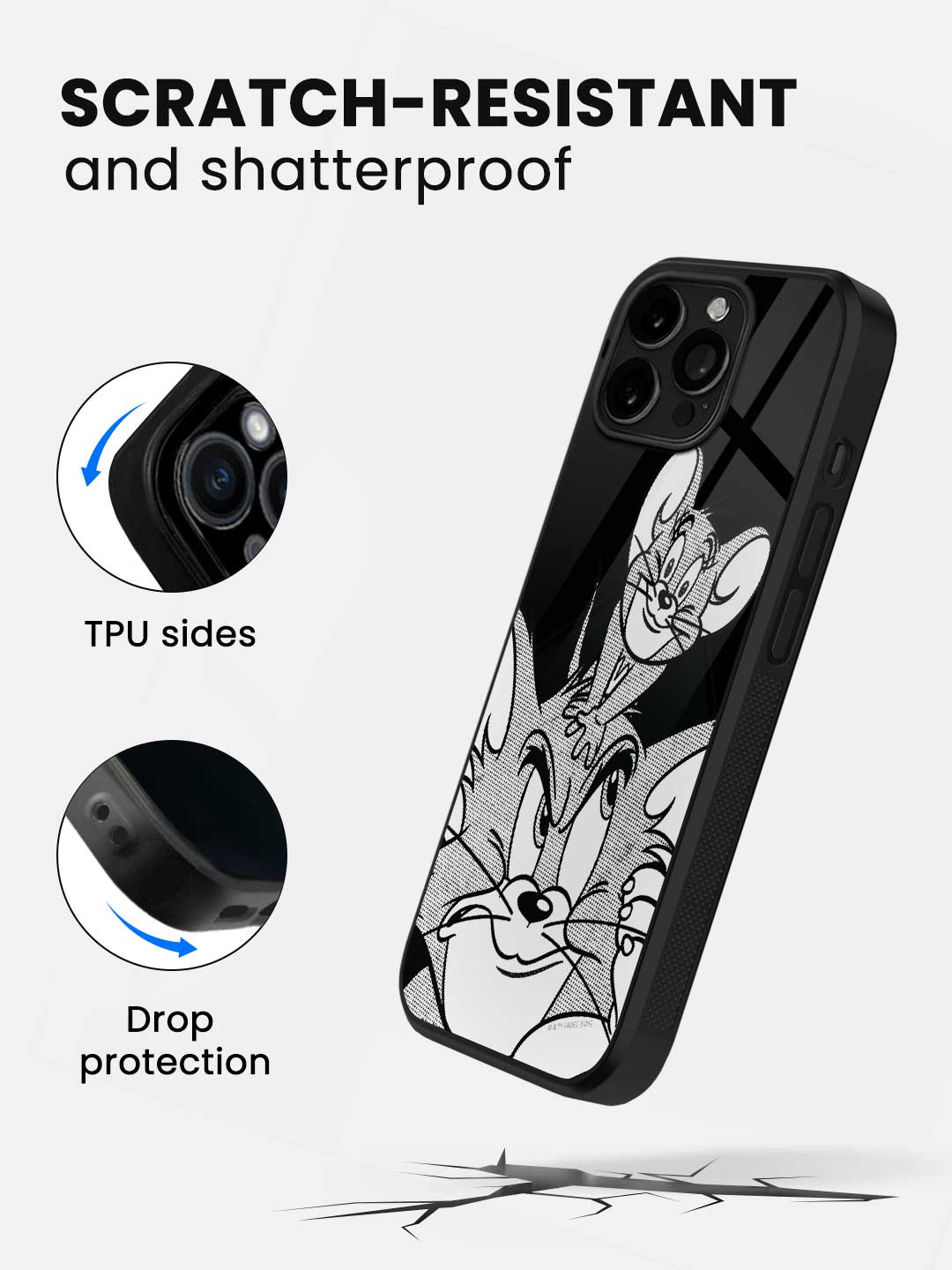 Jestful Antics - iPhone 16 Pro Max Glass Cover