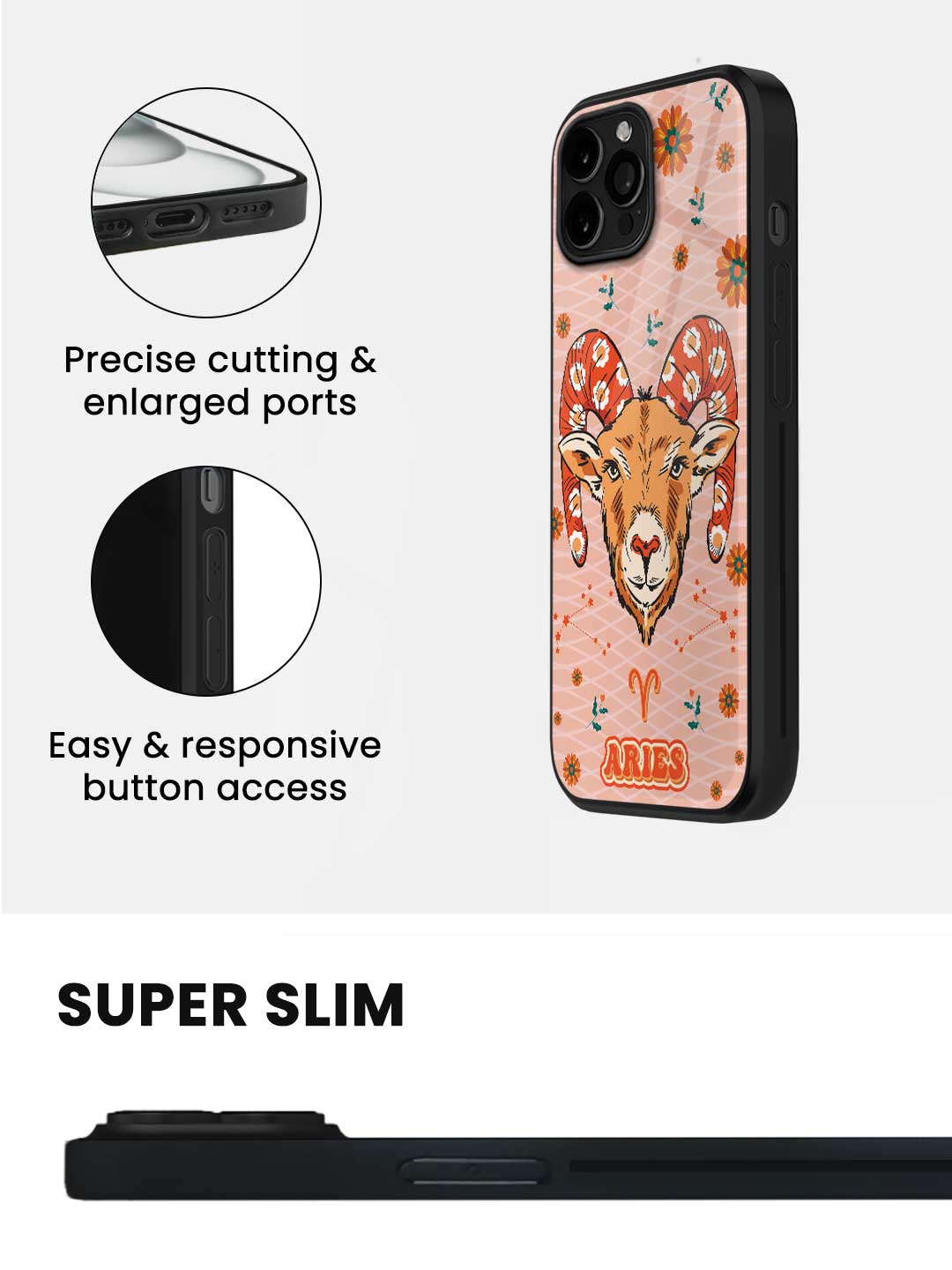 Aries Firestorm - iPhone 16 Pro Glass Cover