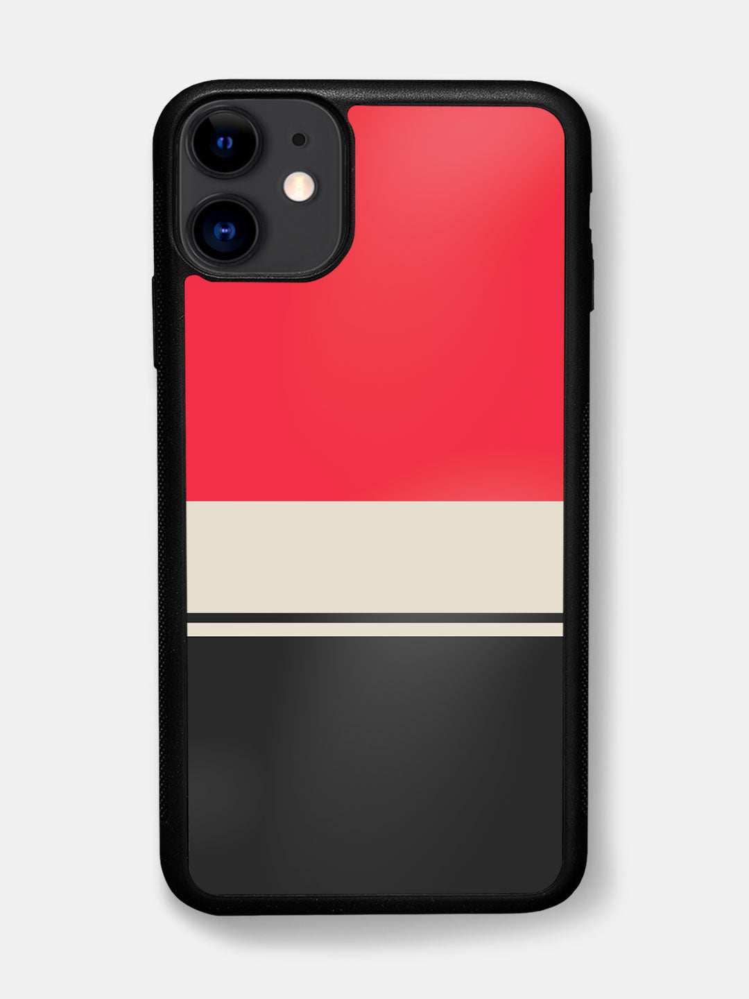 Racecar Stripes - iPhone 11 Bumper Cover